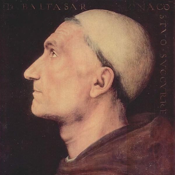 Pietro Perugino Portrat des Don Baldassarre di Antonio di Angelo oil painting picture